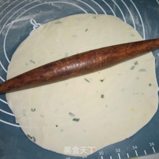 韭菜馅烙饼的做法步骤：3