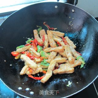 鱼香油豆腐的做法步骤：8