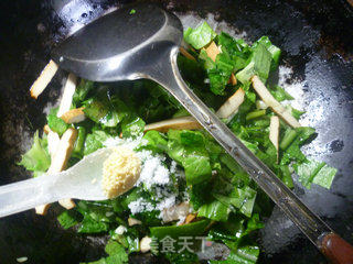 香干炒油麦菜的做法步骤：9