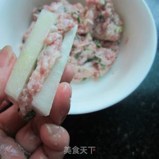 微波炉－－冬瓜酿肉的做法步骤：6