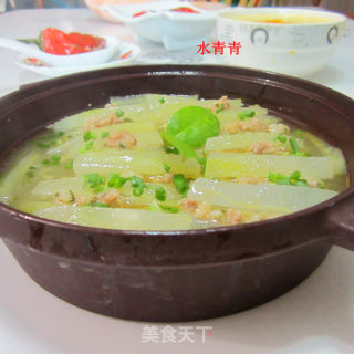 微波炉－－冬瓜酿肉的做法步骤：11