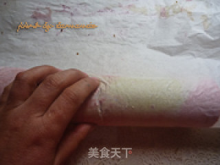 彩色蛋糕卷的做法步骤：17