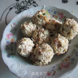 鱼香粉丝狮子头的做法步骤：6