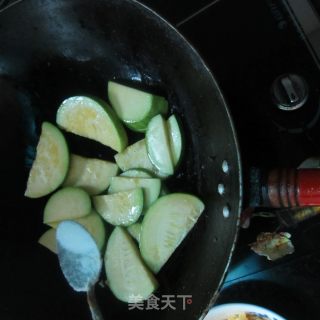南瓜片炒蛋的做法步骤：5