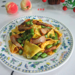 四季豆炒蛋皮的做法步骤：10
