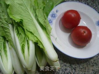 西红柿炒五号菜的做法步骤：1