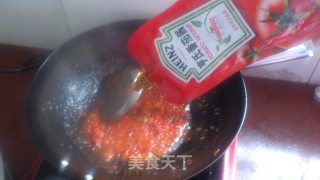 茄汁藕条的做法步骤：7