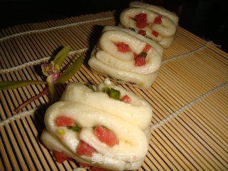 葱花火腿卷的做法步骤：17