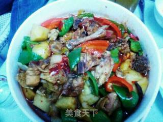 大盘鸡的做法步骤：7