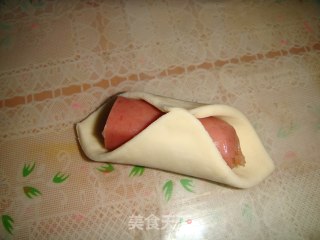 简单好吃的--烤肠包的做法步骤：8