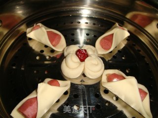 简单好吃的--烤肠包的做法步骤：10