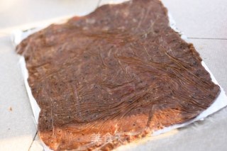 给宝宝做的蜜汁猪肉脯的做法步骤：5