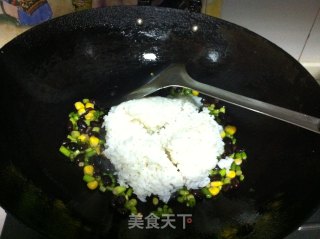 黑豆炒饭的做法步骤：5