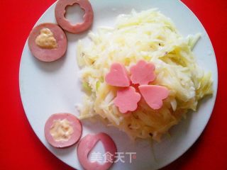 酸辣土豆丝盖浇饭的做法步骤：7