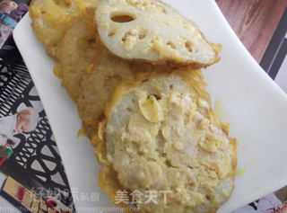 平凡外表下的真心实意——湖北名菜香酥藕夹的做法步骤：9