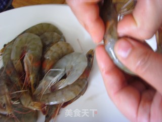 琵琶虾的做法步骤：2