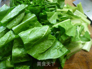 五花肉炒君叠菜的做法步骤：3
