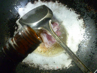 五花肉炒君叠菜的做法步骤：4