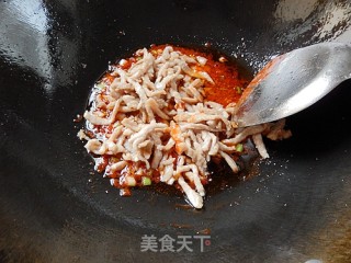 茄汁肉丝拌面的做法步骤：8