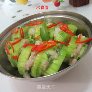 猪肉丝瓜盒子的做法步骤：7