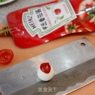 可爱的美食-----鹌鹑蛋小蘑菇的做法步骤：7