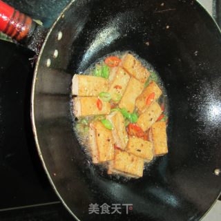 美味煎豆腐的做法步骤：8