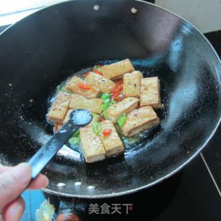 美味煎豆腐的做法步骤：9