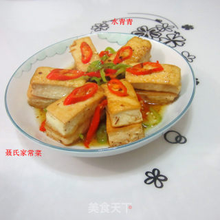 美味煎豆腐的做法步骤：10