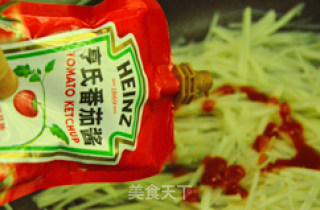茄汁土豆丝的做法步骤：5