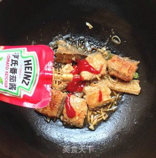 茄汁带鱼的做法步骤：7