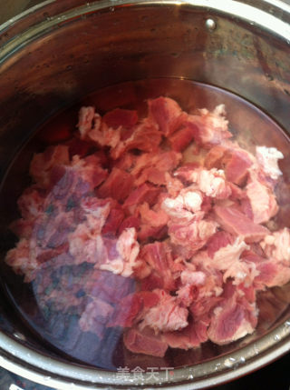 【番茄牛肉】的做法步骤：1