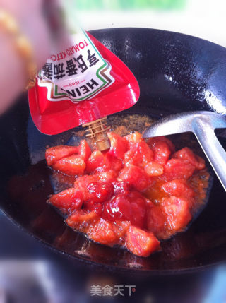 【番茄牛肉】的做法步骤：8