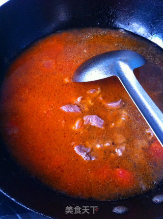 【番茄牛肉】的做法步骤：9