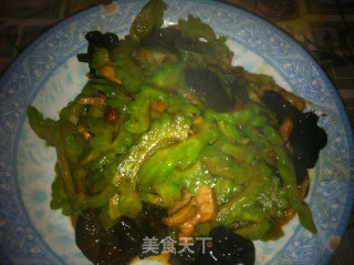 快手菜：凉瓜肉丝的做法步骤：5
