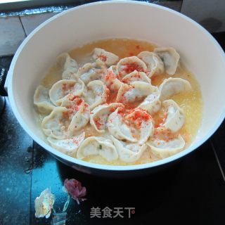 香辣焖煮饺子的做法步骤：6