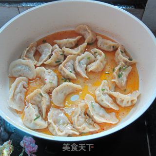 香辣焖煮饺子的做法步骤：7