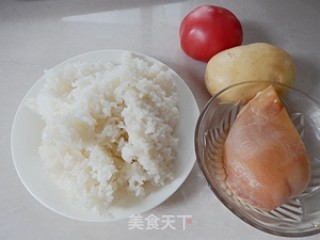 华丽丽滴炒饭：茄汁炒饭的做法步骤：1