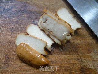 香干炒腊鸡腿的做法步骤：3