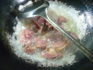 香干炒腊鸡腿的做法步骤：6