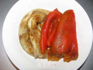 凉拌烧茄子的做法步骤：3