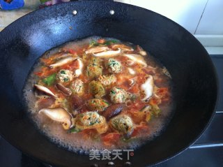 西红柿香菇丸子汤的做法步骤：8