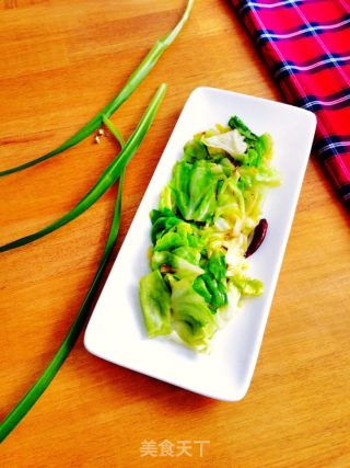 爆炒卷心菜的做法步骤：7
