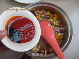 甜辣杏鲍菇的做法步骤：8
