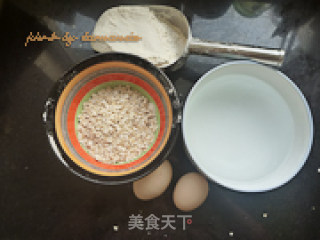 燕麦蛋饼卷的做法步骤：1