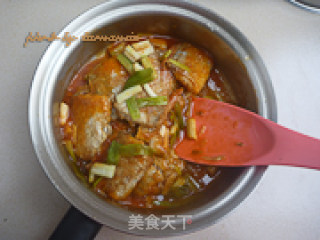 蕃茄酱烧带鱼的做法步骤：7