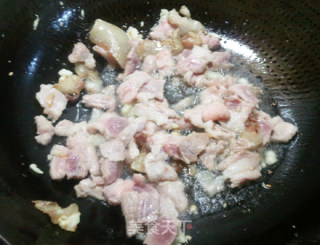 爽口豆角炒肉--火麻油调味的做法步骤：4