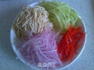 调豆皮的做法步骤：3