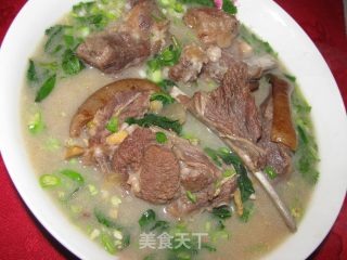 带皮羊汤锅的做法步骤：8