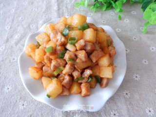 酸酸甜甜好味道：茄汁双丁的做法步骤：11