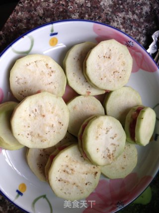 家常浙菜——香酥炸茄盒的做法步骤：3
